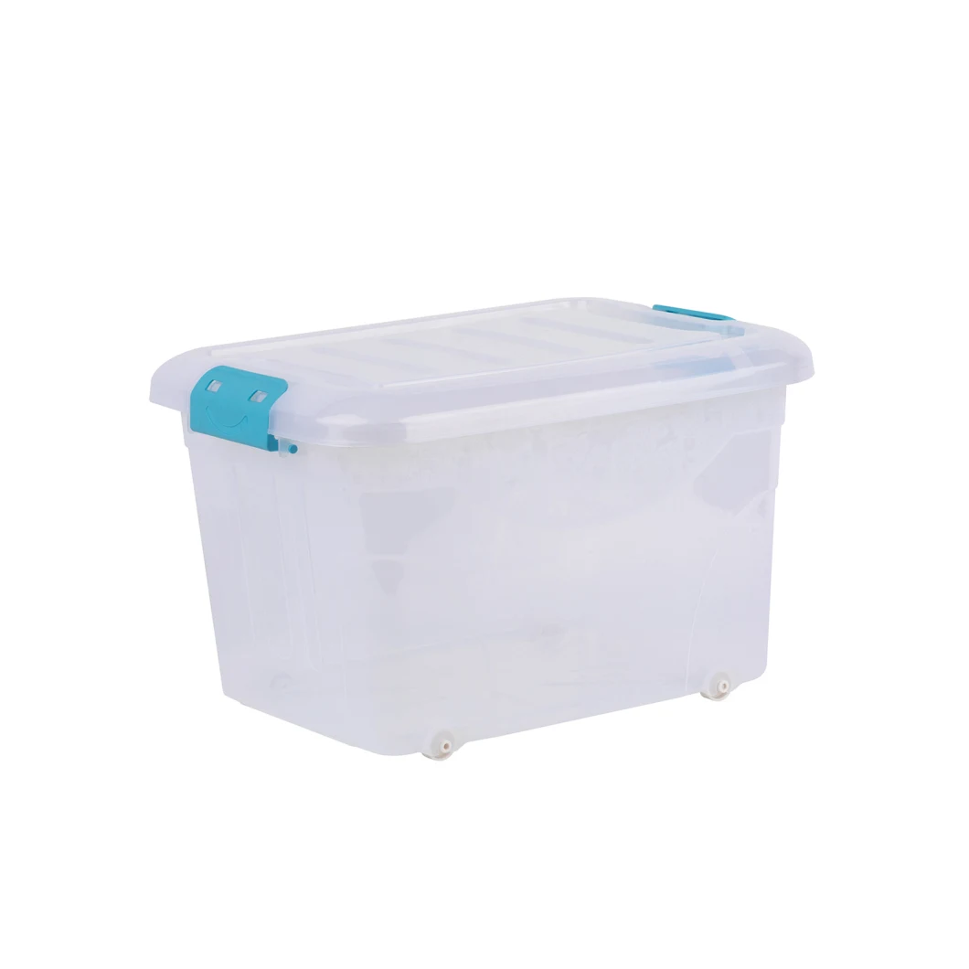 Plastic Kids Toy Storage Box Transparent