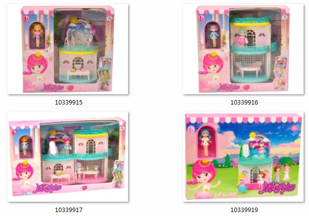 2020 Newest DIY Plastic Toys Fashion Doll House Toys for Girls/10339941