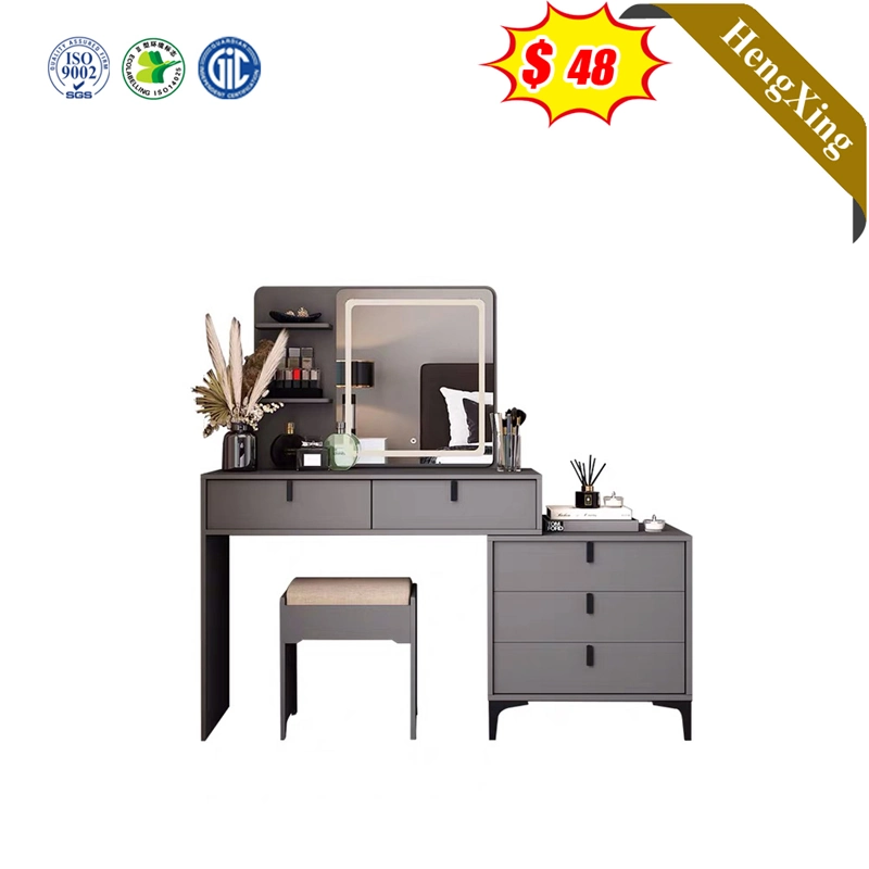 Simple Mini Small Apartment Bedroom Furniture Set Vanity Dressing Mirror Table