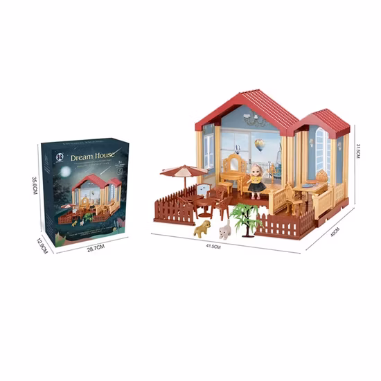 2020 nuevos juguetes de plástico DIY juguetes de casa de muñecas de moda para niñas/10339941