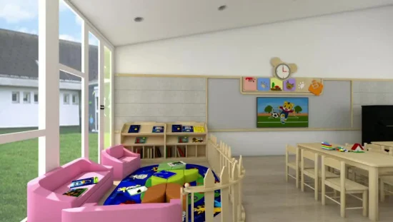 Venta al por mayor de muebles de madera para niños de guardería, muebles para bebés de guardería, muebles para aulas escolares, muebles para niños de jardín de infantes y preescolar