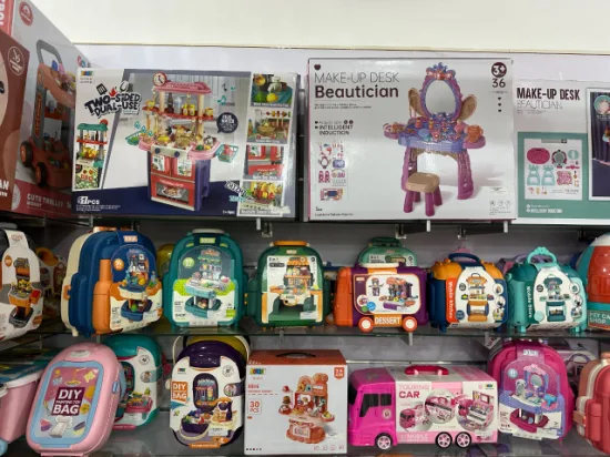 Juego de herramientas Caja de almacenamiento Juego de imaginación Cocina Muñeca Juguete Plástico Niños Juguete para niños DIY Autoensamblaje Venta directa de fábrica Venta al por mayor Juguetes educativos intelectuales