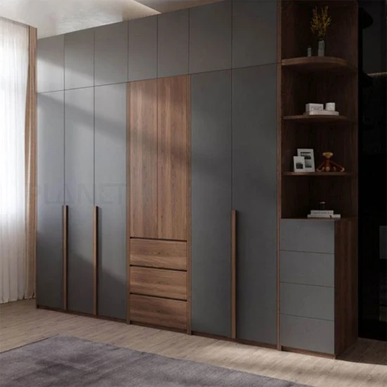 Armario de madera moderno, armario de plástico para bebés, muebles de dormitorio, armario con espejo de pared para niños, armario