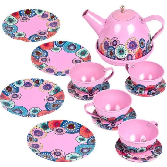 Little Kids Tea Party Set Juguetes Cocina Pretend Play Toy